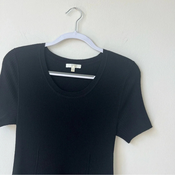 Paule Ka Mixed Media Wool Tweed Knee Length Dress - Picture 2 of 10